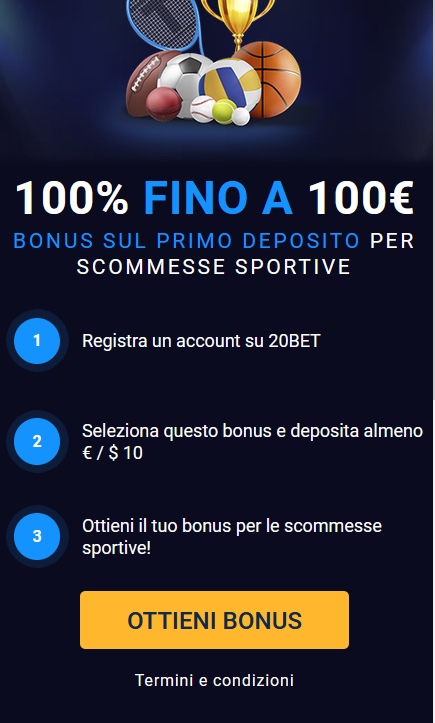 Il bonus del 100%