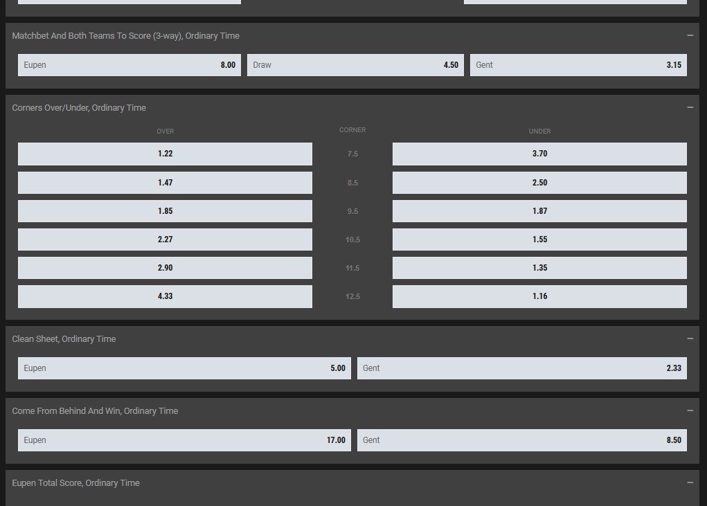 Vista scommesse dal vivo pagina 3